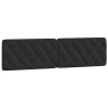 Coussin de tête de lit noir 200 cm velours 628904628904