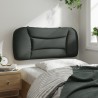 Coussin de tête de lit Hvar gris foncé 90 cm tissu 628906628906