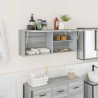 Armoire murale de bain sonoma gris 100x25x40 cm bois ingénierie 628912628912