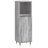 Armoire salle de bain sonoma gris 30x30x100 cm 628915628915