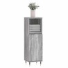 Armoire salle de bain sonoma gris 30x30x100 cm 628915628915