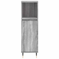 Armoire salle de bain sonoma gris 30x30x100 cm 628915628915