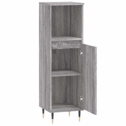 Armoire salle de bain sonoma gris 30x30x100 cm 628915628915