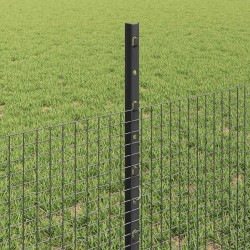 Clôture en fil soudé avec poteaux 25 x 0,5 m Acier galvanisé 628917628917