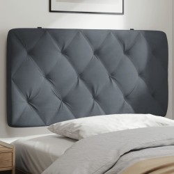 Coussin de tête de lit gris foncé 100 cm velours 628918628918