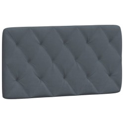 Coussin de tête de lit gris foncé 100 cm velours 628918628918