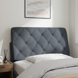 Coussin de tête de lit gris foncé 100 cm velours 628918628918