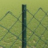 Clôture grillagée avec poteau 25 x 1,2 m Acier recouvert de PVC 628919628919