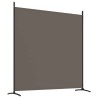 Cloison de séparation 4 panneaux Anthracite 698x180 cm Tissu 628920628920