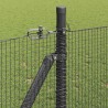 Clôture en fil soudé avec base en béton 25 x 1,5 m Gris Maille 628924628924