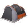 Tente tunnel avec toit Gris et orange 370 x 275 x 210 cm 628927628927