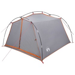 Tente tunnel Gris et orange 2 personnes 628928628928