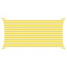 Voile d'ombre Jaune et blanc 4 x 2 m 100 % polyester Oxford 628931628931