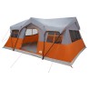 Tente familiale avec toit Gris et orange 487 x 340 x 216 cm 628937628937