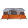 Tente familiale avec toit Gris et orange 487 x 340 x 216 cm 628937628937