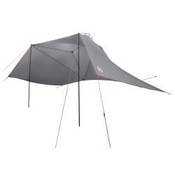Tente de voiture Gris et orange 350 x 250 cm Polyester et Acier 628938628938