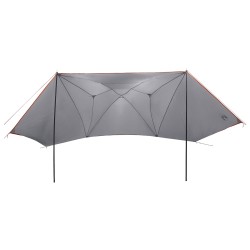 Tente de voiture Gris et orange 350 x 250 cm Polyester et Acier 628938628938
