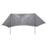 Tente de voiture Gris et orange 350 x 250 cm Polyester et Acier 628938628938