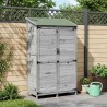 Abri de jardin Gris 106,5 x 56 x 176 cm Bois de Sapin Massif 628940628940