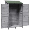 Abri de jardin Gris 106,5 x 56 x 176 cm Bois de Sapin Massif 628940628940