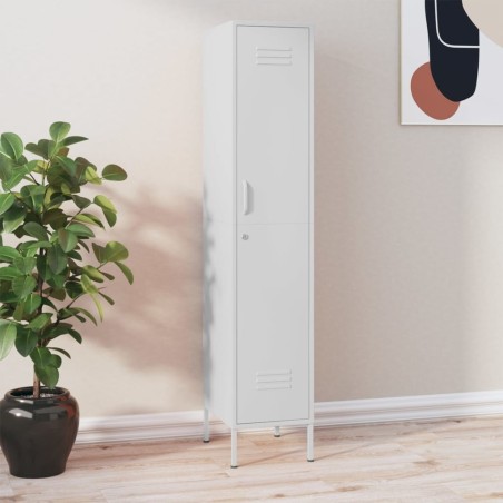 Armoire à casiers Blanc 35x46x180 cm Acier 628943628943