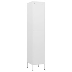 Armoire à casiers Blanc 35x46x180 cm Acier 628943628943