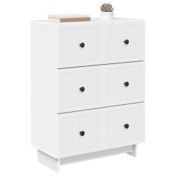 Armoire à tiroirs Blanc 66 x 34,5 x 90 cm Bois d'ingénierie 628944628944