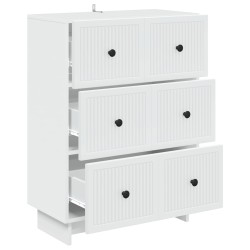 Armoire à tiroirs Blanc 66 x 34,5 x 90 cm Bois d'ingénierie 628944628944
