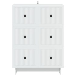 Armoire à tiroirs Blanc 66 x 34,5 x 90 cm Bois d'ingénierie 628944628944