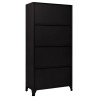 Armoire à casiers Noir 90x45x180 cm Acier 628945628945