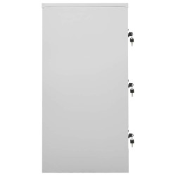 Armoire à casiers Gris clair et vert 90x45x92,5 cm Acier 628947628947