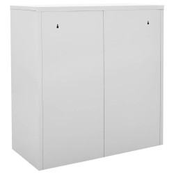 Armoire à casiers Gris clair et vert 90x45x92,5 cm Acier 628947628947