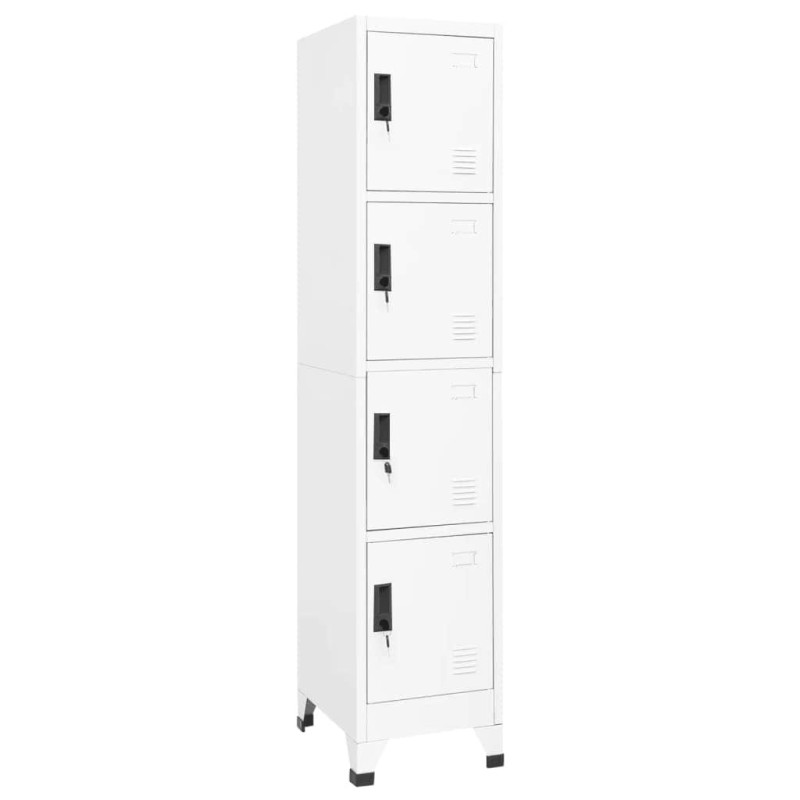 Armoire à casiers Blanc 38x45x180 cm Acier 628948628948