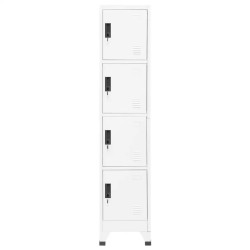 Armoire à casiers Blanc 38x45x180 cm Acier 628948628948