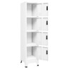 Armoire à casiers Blanc 38x45x180 cm Acier 628948628948