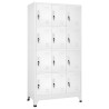 Armoire à casier avec 12 compartiments 90x45x180 cm   628949628949