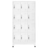 Armoire à casier avec 12 compartiments 90x45x180 cm   628949628949