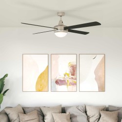 Ventilateur de plafond avec lumière et télécommande Ø 130 cm 628950628950