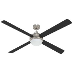 Ventilateur de plafond avec lumière et télécommande Ø 130 cm 628950628950