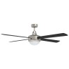 Ventilateur de plafond avec lumière et télécommande Ø 130 cm 628950628950