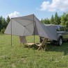 Tente de voiture avec toit Gris et orange 308 x 215 x 220 cm 628951628951