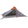 Tente de randonnée Gris et orange 4 personnes 628952628952