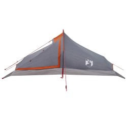 Tente de randonnée Gris et orange 4 personnes 628952628952