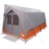 Tente tunnel Gris et orange 8 personnes Polyester et Acier 628961628961