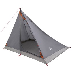 Tente de randonnée Gris et orange 4 personnes 628964628964