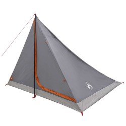 Tente de randonnée Gris et orange 4 personnes 628964628964