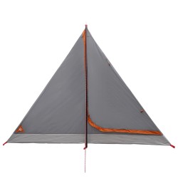 Tente de randonnée Gris et orange 4 personnes 628964628964