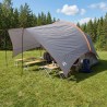 Tarp de camping résistant à l'eau Gris et orange 628965628965