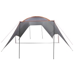 Tarp de camping résistant à l'eau Gris et orange 628965628965