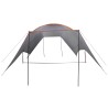 Tarp de camping résistant à l'eau Gris et orange 628965628965